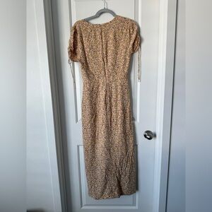 Madewell size 4 Peekaboo-Sleeve Maxi Dress in Blossoming Vines